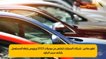 تطور مفاجئ.. شركات السيارات تتخلص من موديلات 2025 ورئيس رابطة المستعمل يكشف سبب الركود 1